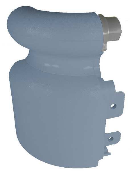 Left Handrail Return, Wndsr Blue, 3-1/8In, Pawling, Mfr#: BRL-425V-0-265