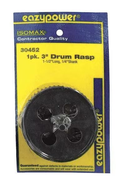 Rotary Drum Rasp, 3 in., 1 pcs., EAZYPOWER, Mfr# 30452