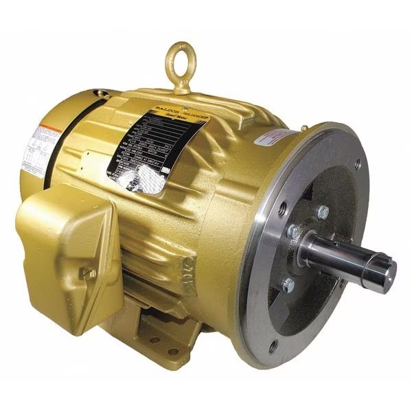 3-Phase General Purpose Motor, 5 HP, 184TC Frame, 208-230/460V AC Voltage, 3,475 Nameplate RPM, BALDOR-RELIANCE, Mfr# CEM3663T