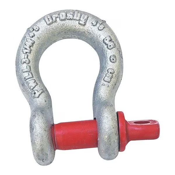 Anchor Shackle, Carbon Steel, 13,000 lb., Crosby, Mfr#: 1018516