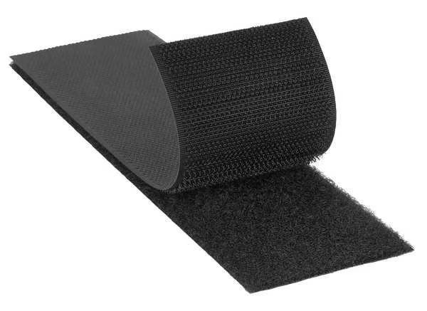 Reclosable Fastener, No Adhesive, 150 ft, 1 in Wd, Black, 12 PK, 3M, Mfr# SJ3401