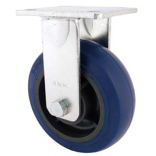 Rigid Plate Caster, Polyurethane, 1230 lb., RWM, Mfr# 47-UIR-0620-R