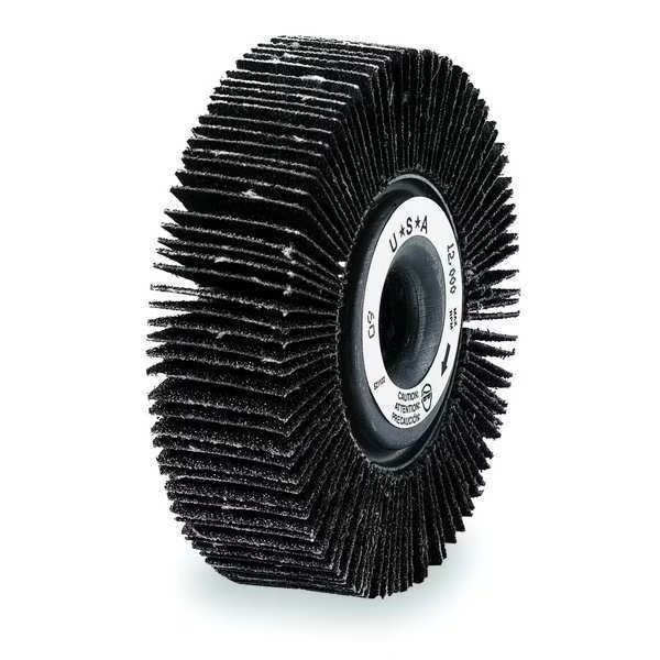 Flap Wheel, CA, 4 In Diax1 In Wx5/8 AH, 60G, Merit, Mfr#: 08834122034