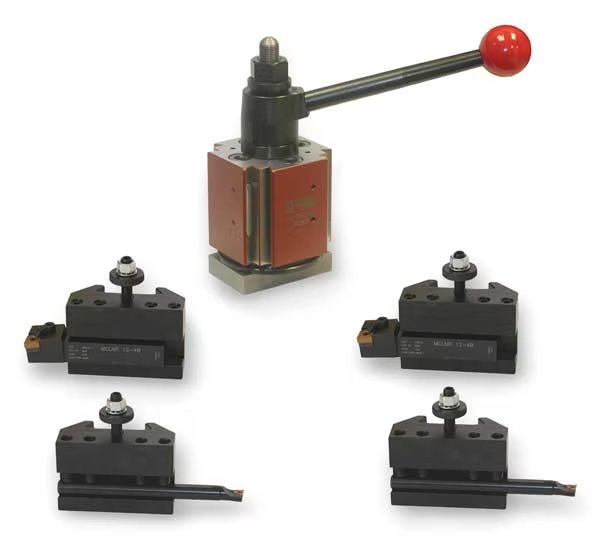 Tool Post & Holder Set, 5 PC, QITP60N, Dorian, Mfr#: QITP60N-TS