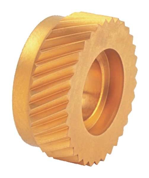 Knurl Wheel, SW2, LH DIAG, 1/2 OD, 30 TPI, Dorian, Mfr#: SW2L-30-HSB-CP