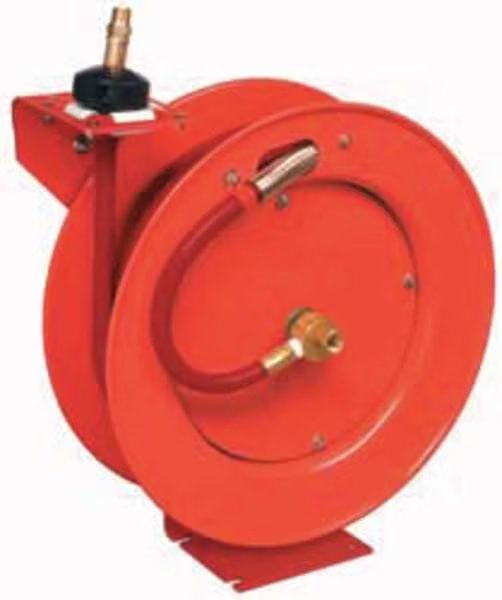 Spring Return Hose Reel, 3/8 in Hose Dia, 50 ft Length, 300 psi, LINCOLN, Mfr# 83753