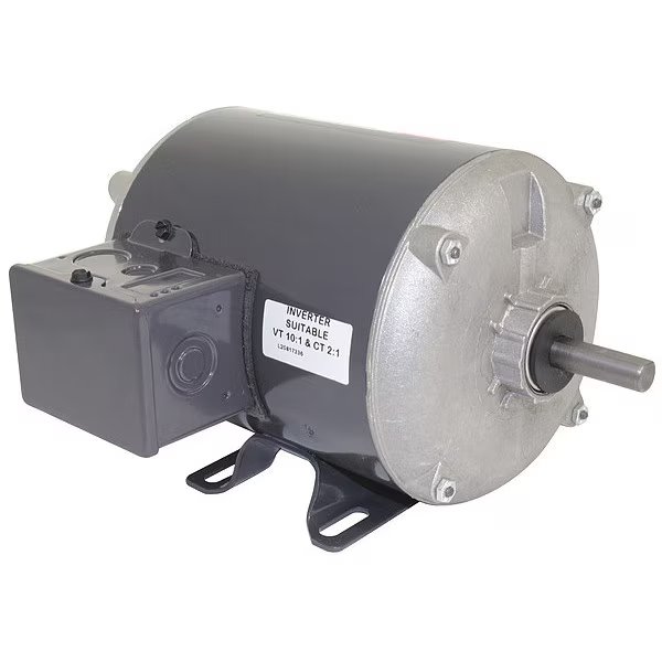 3-Phase General Purpose Motor, 1/3 HP, 48 Frame, 208-230/460V AC Voltage, 3,450 Nameplate RPM, DAYTON, Mfr# 3N854
