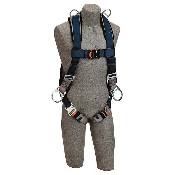 Retrieval Full Body Harness, Vest Style, L, Polyester, Blue, 3M DBI-SALA, Mfr# 1109229
