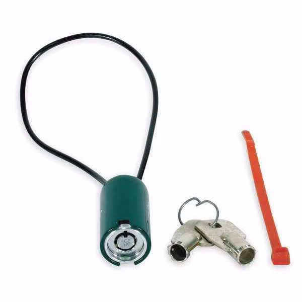 Locking Key Holder, 4 In, Black, KA 6255, Compx Chicago, Mfr#: C4201-4-KA-6255