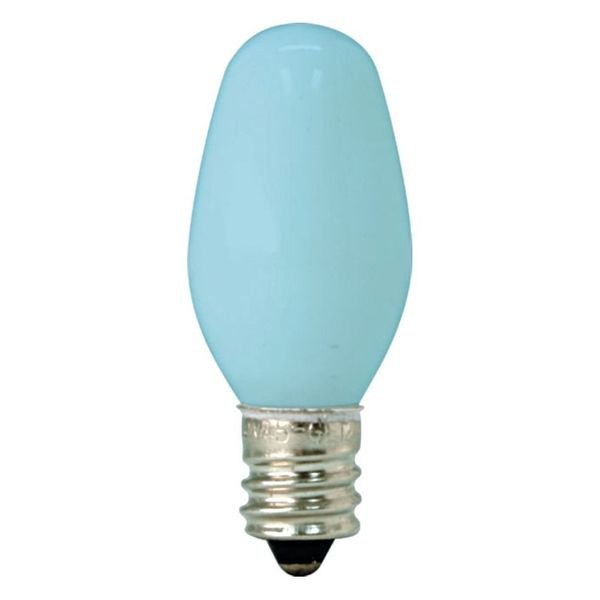 GE LIGHTING 4.0W, C7 Incandescent Light Bulb, CURRENT, Mfr# 4C7/BL CD2