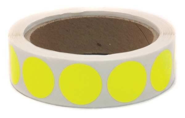 Blank Dot Label Yellow 1