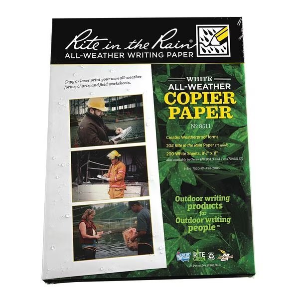 Waterproof Laser Paper, 8-1/2