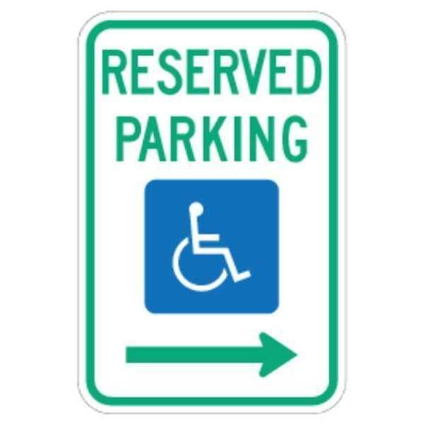 Reserved Parking Parking Sign, 18