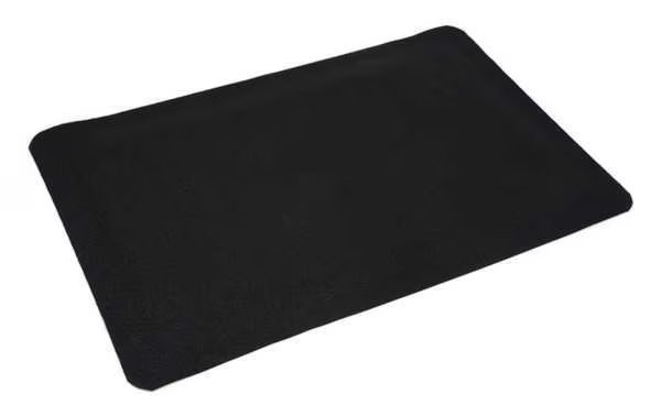 Antifatigue Runner, Black, 75 ft. L x 3 ft. W, Natural Rubber Surface With Nitrile Sponge, WEARWELL, Mfr# 447