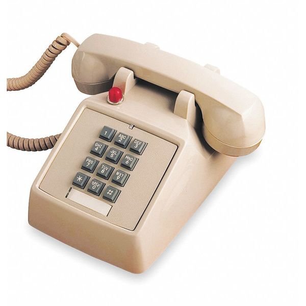 Standard Desk Phone, Ash, Cetis, Mfr#: 2510D MW (AS)