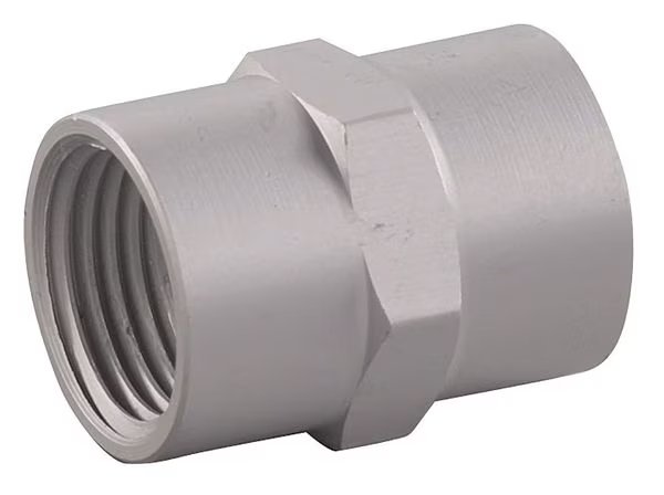 Pipe Coupling, Aluminum, 3/8 (F)NPT, EnjoyTool Select, Mfr#: 30E650