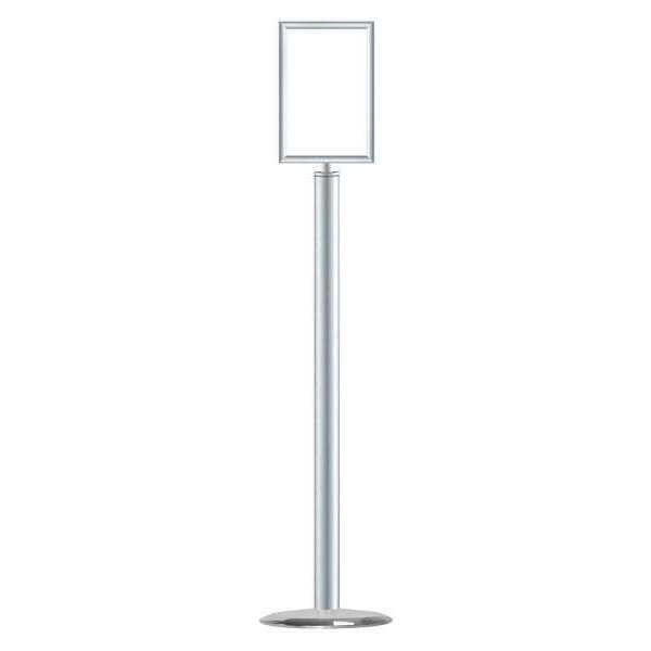 Sign Holder, 7In X11In Frame, Satin Chrome, EnjoyTool Select, Mfr#: 1310U-1S-0711HD-V