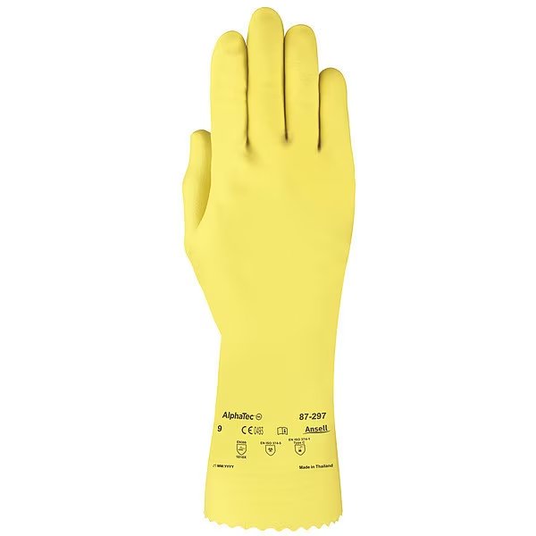 Gloves, Size 9, PR, ANSELL, Mfr# 87-297