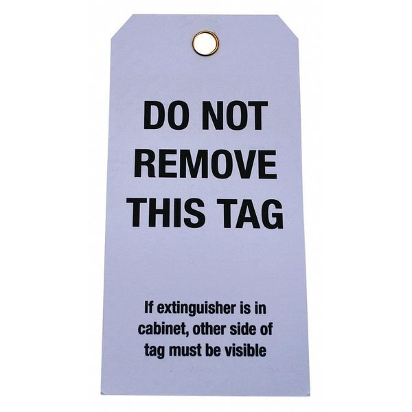 Fire Extinguisher Inspection Tag, PK25, EnjoyTool Select, Mfr#: 30ZC76