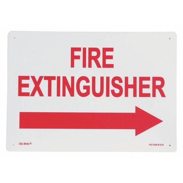 Fire Exit, Rigid Right Arrow PL, 10