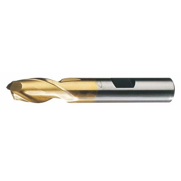 2-Flute HSS Square Single End Mill Cleveland HG-2-TN TiN 1/4
