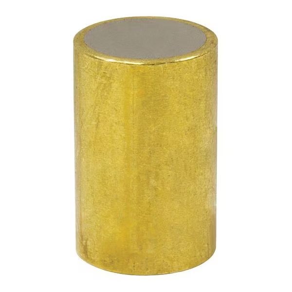 Brass Shielded Magnet, 1/4 in., Mag-Mate, Mfr#: ABS1825