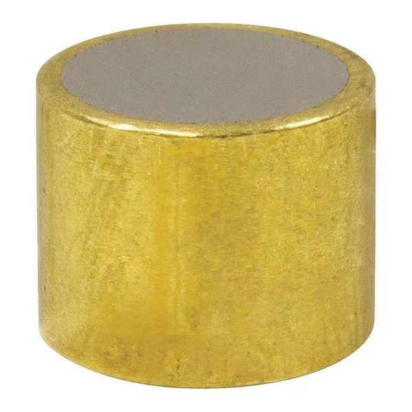 Brass Shielded Magnet, 1/4 in., Mag-Mate, Mfr#: ABS2525