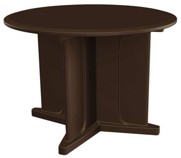Round Utility Table, 42 in X 42 in X 31 in, Plastic, Cortech, Mfr#: 66749BN