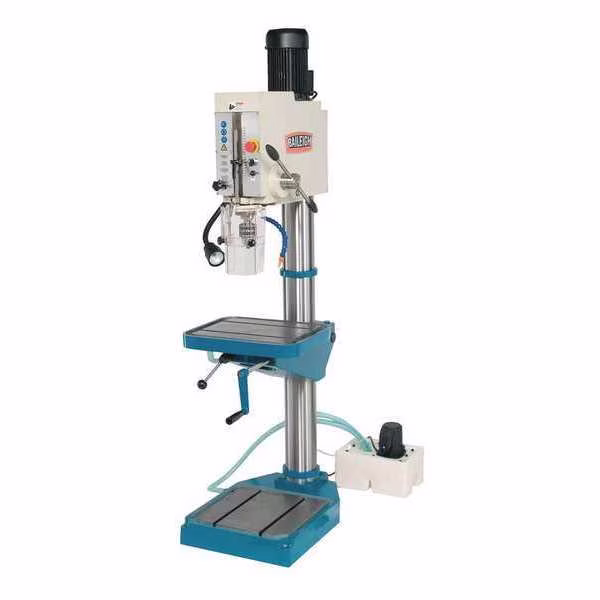 Floor Drill Press, Geared Head Drive, 3 1/2 hp, 220 V, 26 in Swing, 8 Speed, Baileigh Industrial, Mfr#: DP-1500G