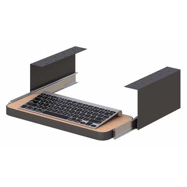 Under Desk Sliding Keyboard Tray, 17