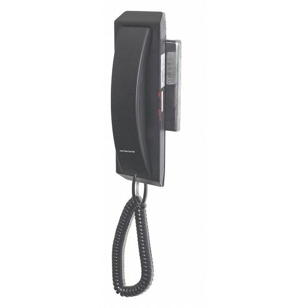 Phone, Wall Mount, 3 Button, Black, BITTEL, Mfr# 77T-3BWM