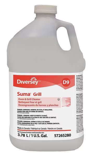 Oven and Grill Cleaner, 1 gal., PK4, Diversey, Mfr#: 957265280