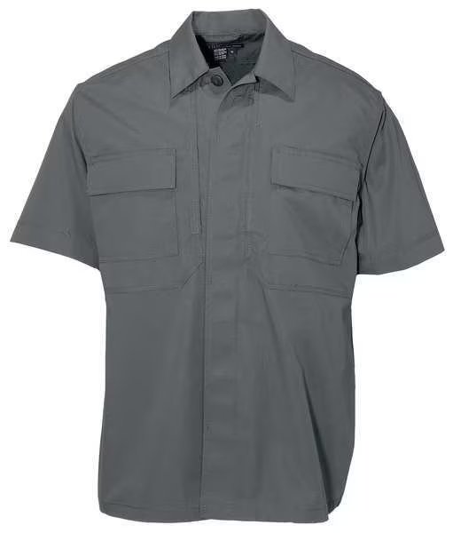 Taclite TDU Short Slv T-Shirt, 5XL, Storm, 5.11, Mfr# 71339T