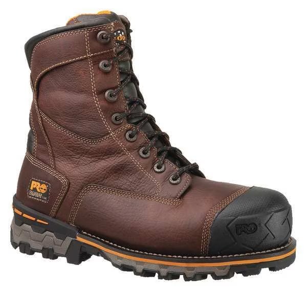 Work Boots, Composite, Lthr, 8In, 15M, PR, TIMBERLAND PRO, Mfr# 89628