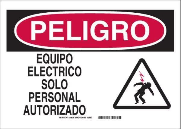 Danger Sign, Text and Symbol, 10