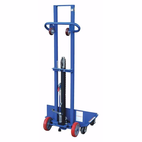Steel Lift Load Lift w/Foot Pump, Swivel Casters, and Manual Floor Lock, Vestil, Mfr#: LLH-242056-4SFL