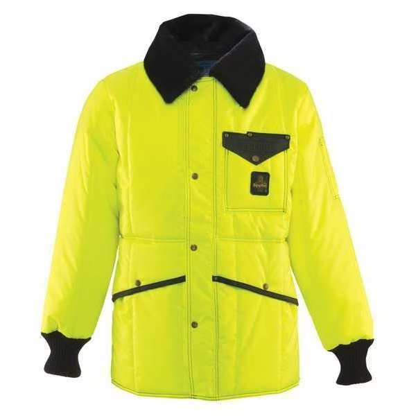 High-visibility Lime Hi-Vis Jacket size 3XLT, REFRIGIWEAR, Mfr# 0342THVL3XLL2