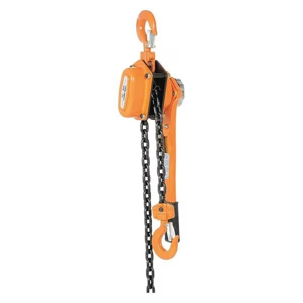 Economy Lever Hoist, 3000 Load Capacity, 15 in Hook Opening, VESTIL, Mfr# ELH-30-5