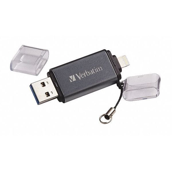 Drive, Usb, Istore N Go, 64 GB, Verbatim, Mfr#: 49301