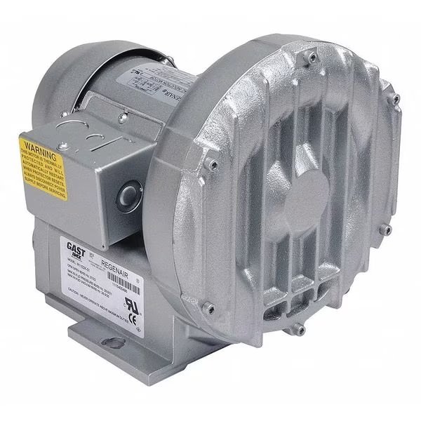 Replaces R1102 Regenerative Blower, Gast, Mfr#: R1102K-01