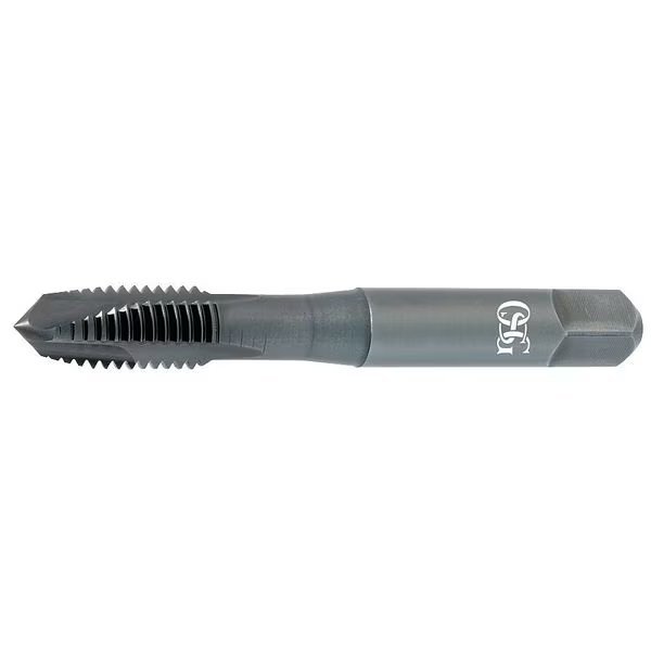 Spiral Point Tap, M6-1, Plug, Metric Coarse, 3 Flutes, TiCN, OSG, Mfr# 2893908