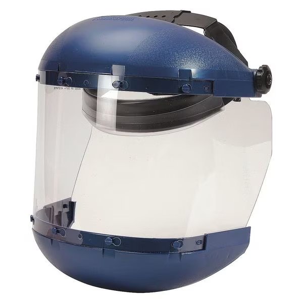 Face Shield, 6-1/2inHx19-1/2inW, Acetate, SELLSTROM, Mfr# S38140