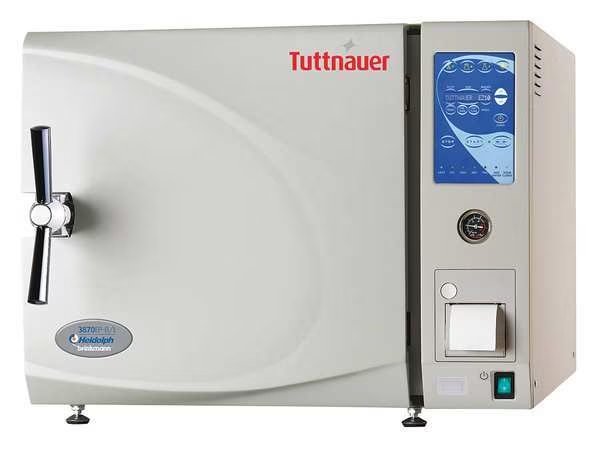 Electronic Autoclave, 84L, 105-137 deg C, Heidolph Tuttnauer, Mfr#: 023210673