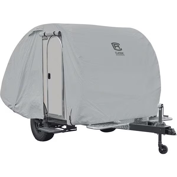 Teardrop Cover, 10 ft 12 ft L x 6 ft, W Grey, CLASSIC ACCESSORIES, Mfr# 80-399-161001-RT