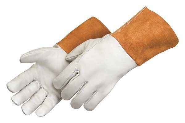 MIG/TIG Welding Gloves, Pigskin/Cowhide Palm, S, 12PK, EnjoyTool select, Mfr# 7124 SM