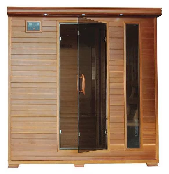 Sauna, Std, 6 ppl, Carbon Heater, Cedar, Radiant, Mfr#: BSA1323