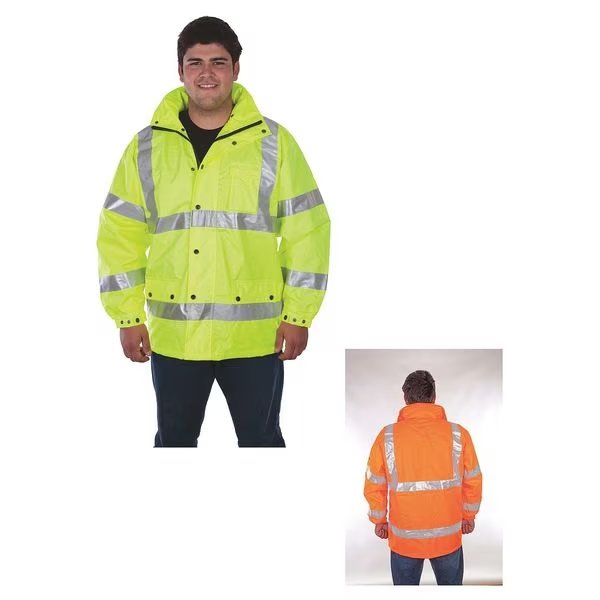 Rain Jacket, Unisex, Green, M, EnjoyTool select, Mfr# C16720G M