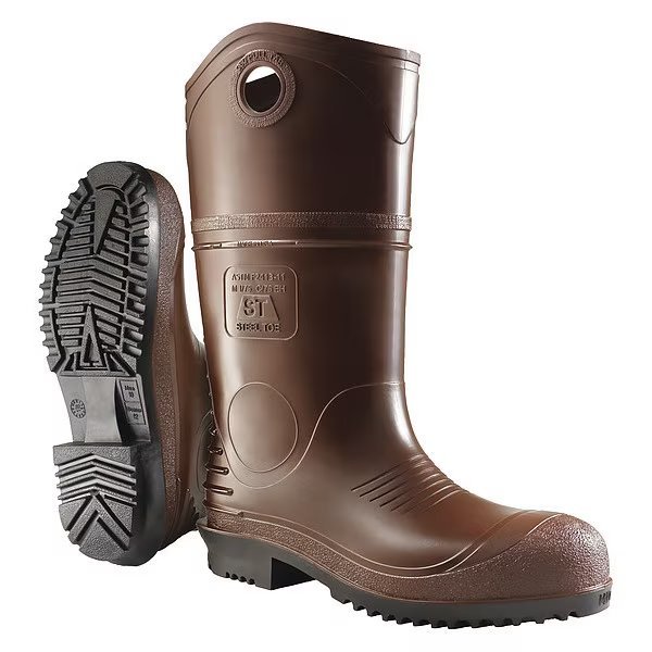 Men's Steel Rubber Boot Brown, DUNLOP, Mfr# 8408633