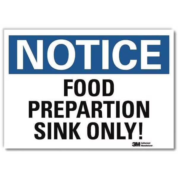 NoticeSign, ReflcSelfAdhVinyl, 14inWx10inH, U5-1232-RD_14X10, LYLE, Mfr# U5-1232-RD_14X10
