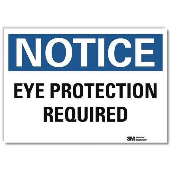 NoticeSign, ReflcSelfAdhVinyl, 14inWx10inH, U5-1211-RD_14X10, LYLE, Mfr# U5-1211-RD_14X10